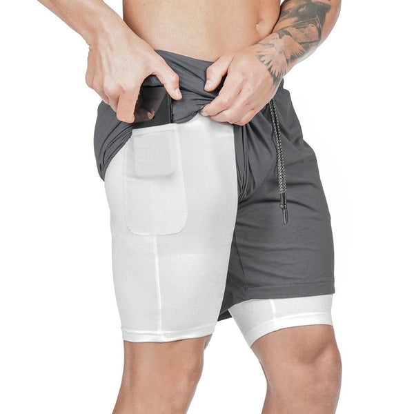 Slimshort® | 2-in-1 hardloopshort voor heren