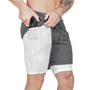 Slimshort® | 2-in-1 hardloopshort voor heren